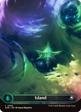 MTG FOIL Island 263 Borderless  - Edge of Eternities #263