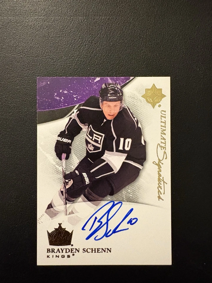 2010-11 Ultimate Collection Signatures Brayden Schenn #US-BS Rookie Auto RC - Image 2 of 3