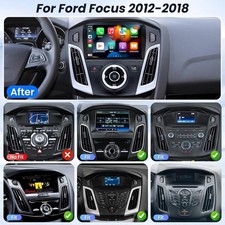 Radio For 2012-2018 Ford Focus Carplay Back Camera GPS Navigation FM RDS