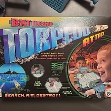 Battleship Torpedo Attack COMPLETE Milton Bradley 2007 Action Strategy War Game