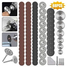 88x Diamond Cutting Wheel For Dremel Rotary Tool Die Grinder Metal Cut Off Disc