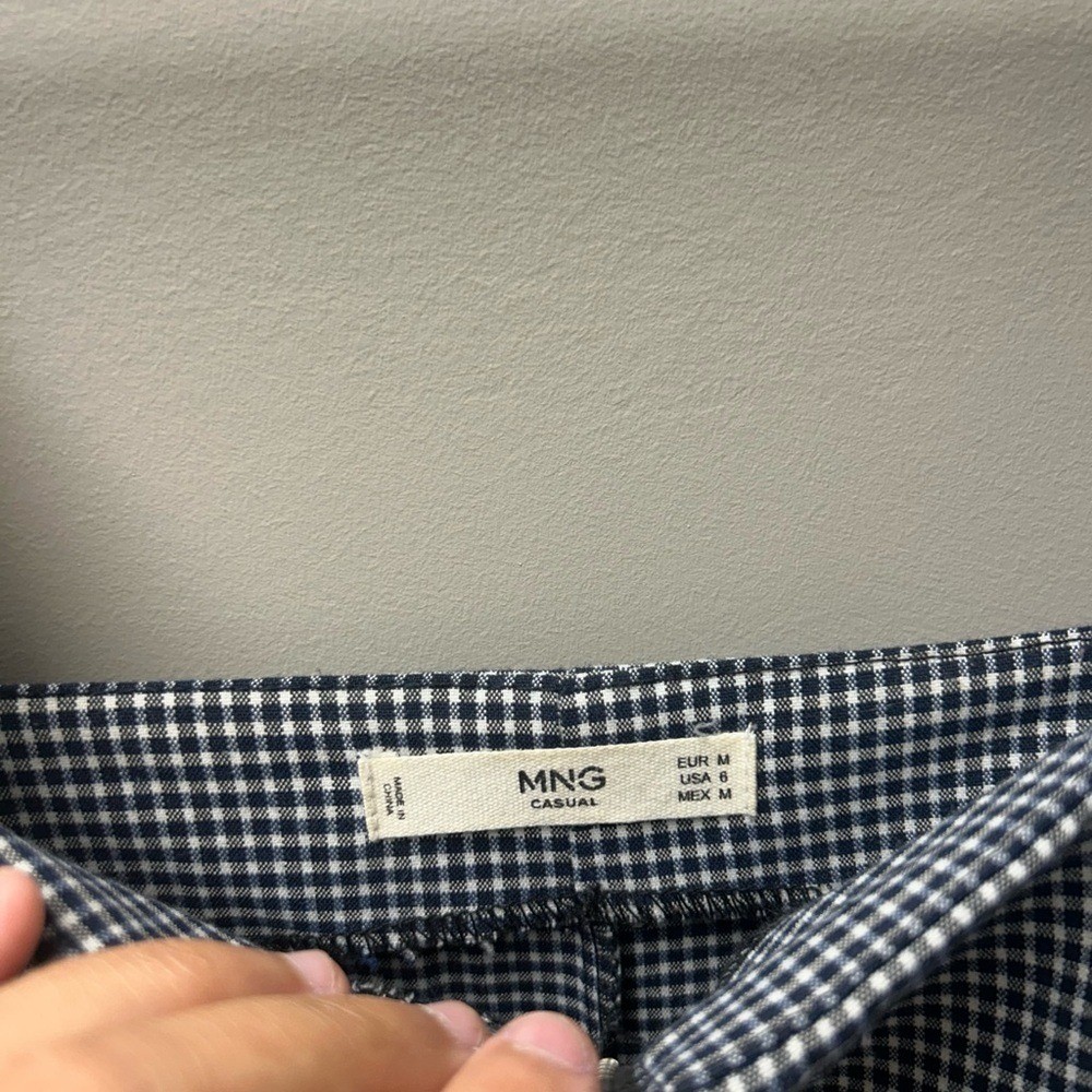 Mango Women's Checkered Midi Dress Size Medium New Condition thumbnail 4