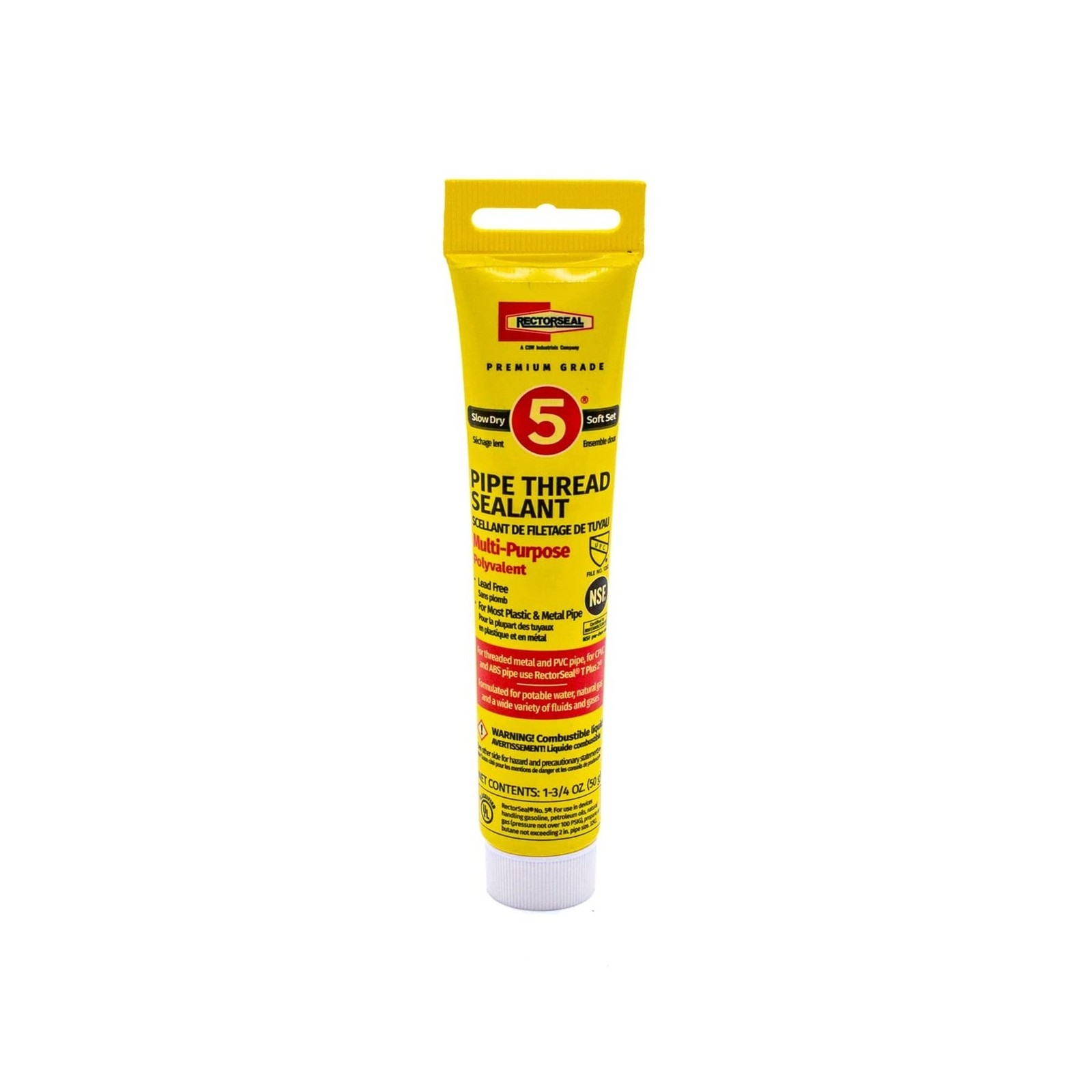 RectorSeal No. 5 25790 Pipe Thread Sealant, Lubricates & Protects Threads, So...