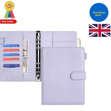 Compact A5 Faux Leather Binder with Magnetic Closure - Perfect for Home & Office