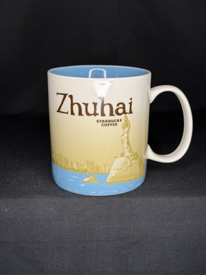 Starbucks Zhuhai China Global Icon Collector Series 16oz Coffee Tea Mug Cup EUC