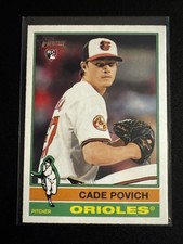 2025 Topps Heritage #219 Cade Povich RC Baltimore Orioles BUY 3 GET 1 FREE