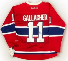 Brendan Gallagher Retook Premier Signed Jersey SZ. LARGE Montreal Canadiens COA