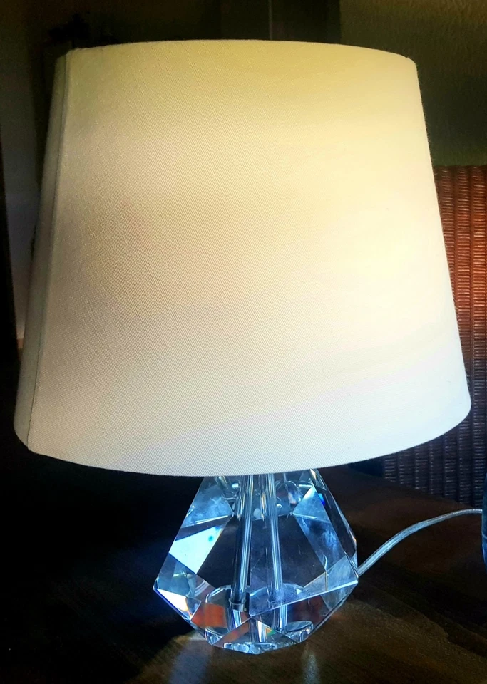 Tischlampe Kristallglas - Bild 2 von 2