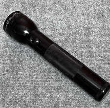 MAG-LITE 2 D Cell Flashlight Black 10" with LED Bulb - Batteries not Included