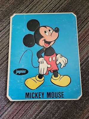 Vintage Jaymar Mickey Mouse 10 Pieces Puzzle Ages 4 To 6