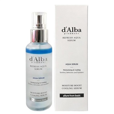 D'ALBA White Truffle Refresh Aqua Serum 100 ml, nicht fettende, strahlende Hautp