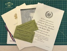 1969 Nixon Agnew Complete Inaugural Invitation Packet Senate Steps No 164