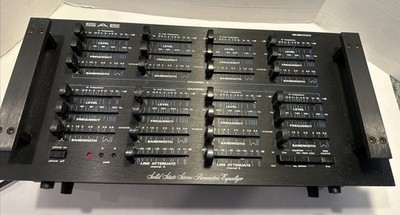 SAE 2800 Solid State Stereo Parametric Equalizer Tested Working