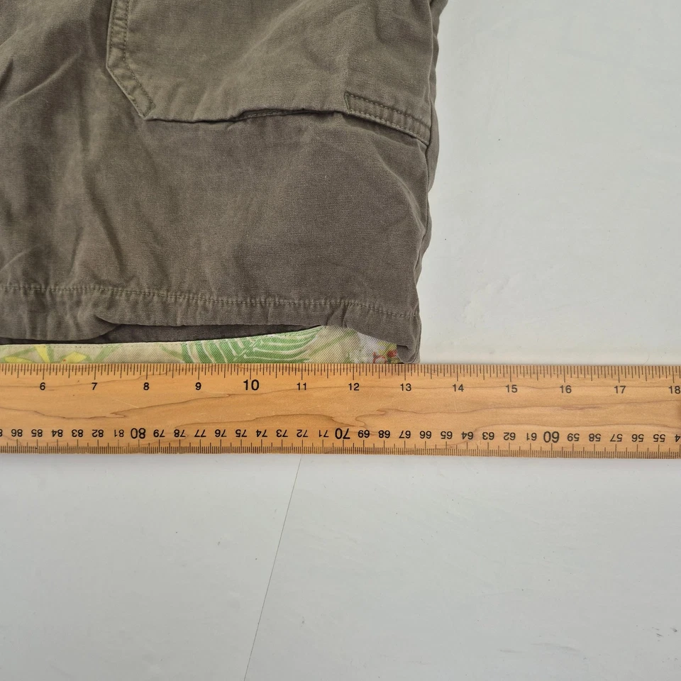 Pantalones Cortos FAT FACE 18 Verde Mujer 100% Algodón Casual Verano Chino - Imagen 2 de 4