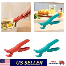 Anti Scalding Clip Pot Pan Gripper Tongs for Oven Moving Hot Plate or Bowls