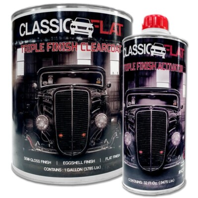 R & E Paint Supply Classic Flat Triple Finish Clearcoat