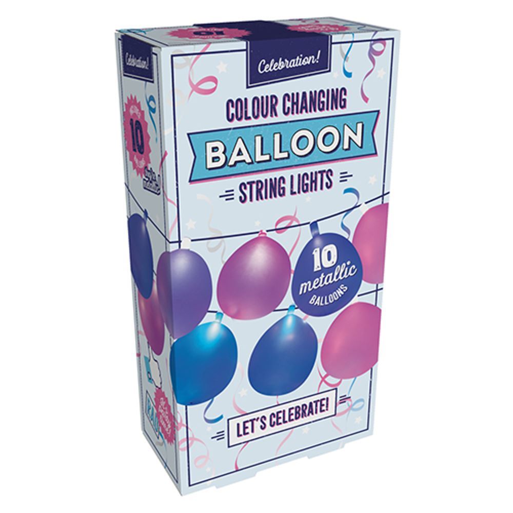 Balloon String Lights 10 LED Colour Changing Lights