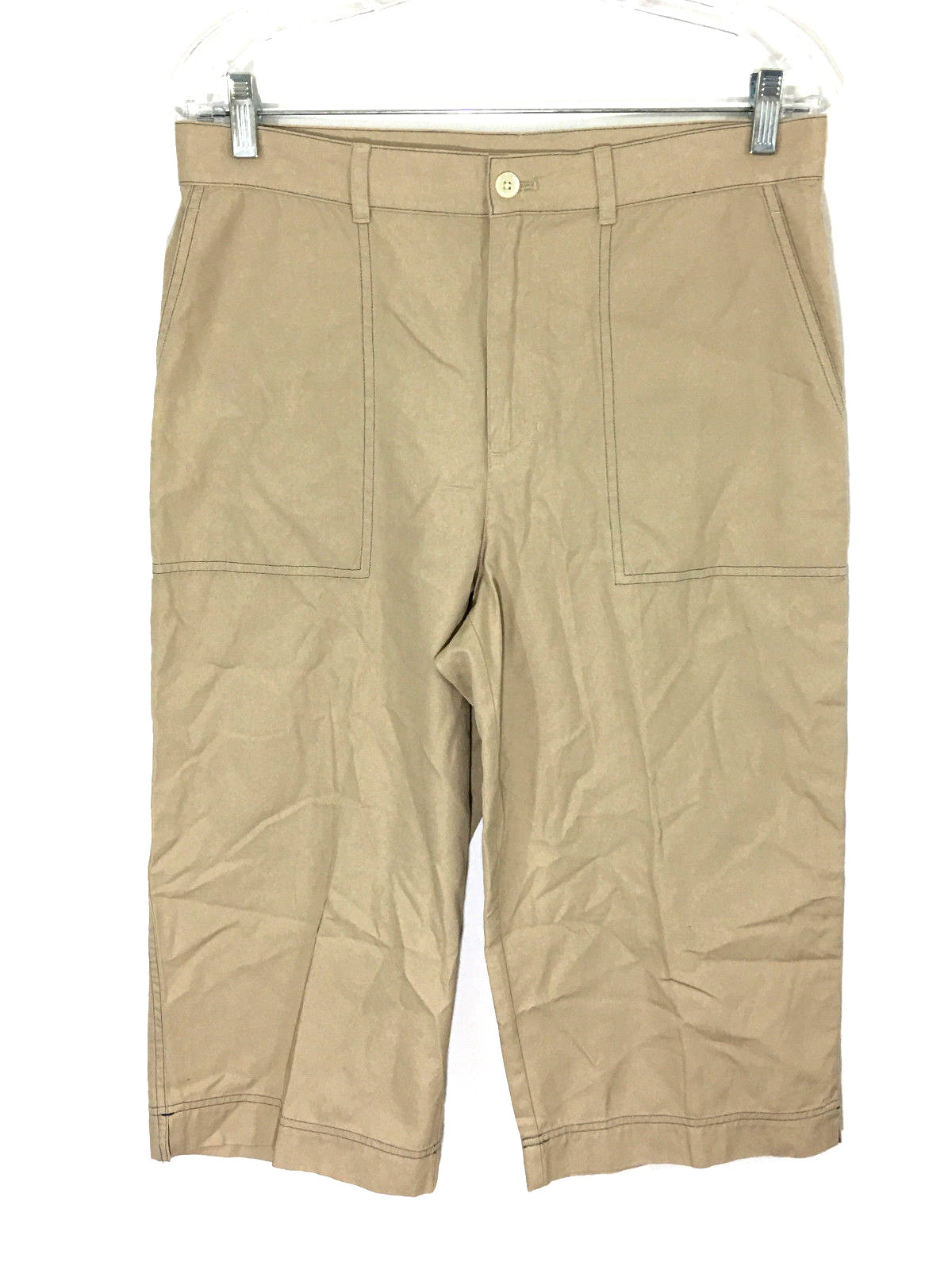 Lauren Ralph Lauren Petite Capris Khaki Tan Pants Cot… Gem