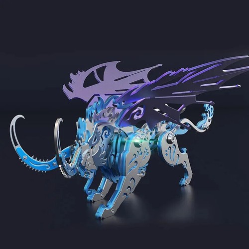 3D Puzzles Metal Assembly Animals Model Kits Mechanical Toy Ancient Model Toy - Picture 3 of 34