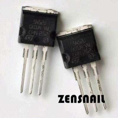 10x STF5N52U 5N52U Integrated Circuit MOSFET – TO-220F Package (New)