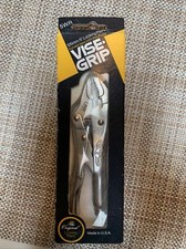 Vise-Grip 5WR 5" Long 1-1/8" Capacity Curved Jaw Locking Pliers w/ Wire Cutter