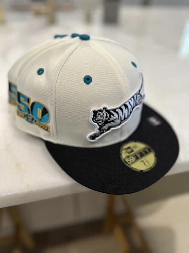 HAT CLUB NEW ERA 59FIFTY TROPICS Cincinnati Bengals 50th Anniversary Size 7 1/2