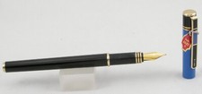 Pilot Juliet Black & Blue Fountain Pen - Medium Nib -1980's -Mint New-Old-Stock