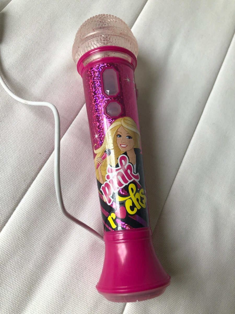 Barbie Singing Star Microphone Built In Music IPod MP3 Connect Rare