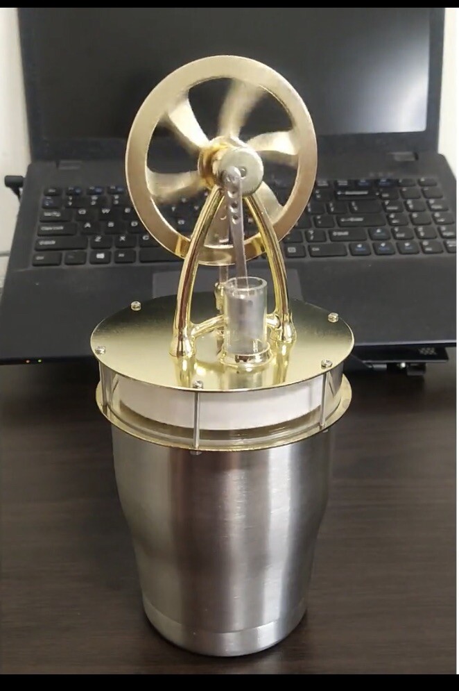 Temperature Stirling Engine Motor Steam Heat Education Model 10-14 DAY SHIPPING