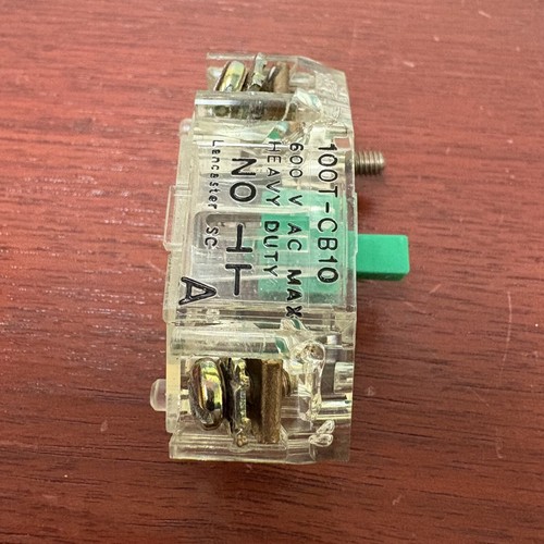 Joslyn Clark Controls Contact Block, Series A, 100T-CR10, 600V - Picture 4 of 5
