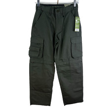 Boy Scouts of America Convertible Canvas Cargo Pants Shorts Youth SZ 10 26X28 NW