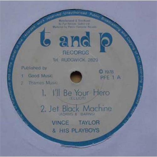 VINCE TAYLOR AND HIS PLAYBOYS I'LL BE YOUR HERO 7" 1987 ISSUE(JET BLACK MACHINE/ - Afbeelding 1 van 1