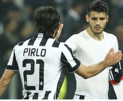 Juventus PIRLO #21 Home name print and number 2014/15 Heat
