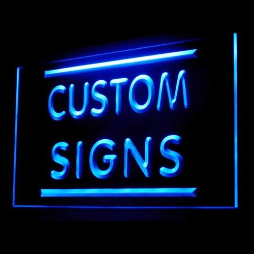 Your Text Personalized Custom Made Home Decor Display LED Light Neon Sign - Picture 1 of 7