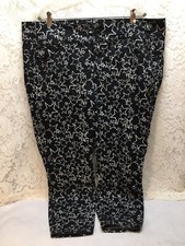 Blackheart Hot Topic Women's Size 24 Black w/White Stars Super Skinny Pants