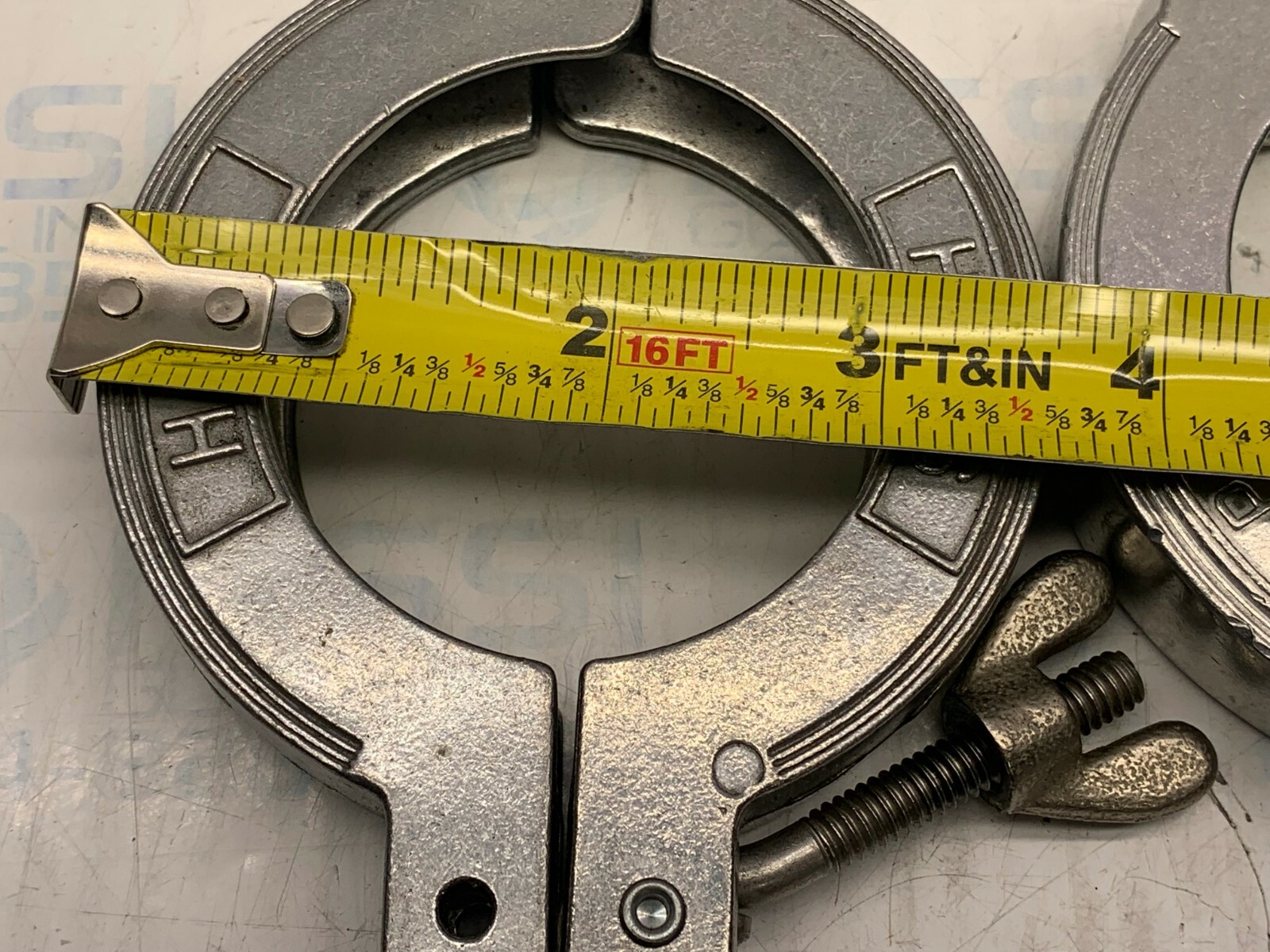 6PCS HPS MDC Aluminum Hinged Clamps w/ Wing Nut Tightener eBay