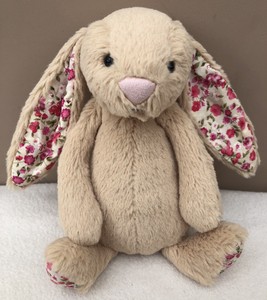 Jellycat Small Bashful Blossom Honey Bunny Rabbit Baby Soft Toy Comforter Beige | eBay
