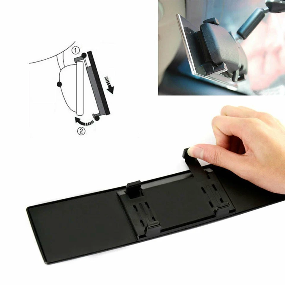 Extensor de espejo retrovisor con clip interior curva convexa de 300 mm de ancho para automóvil Foto 2 de 4