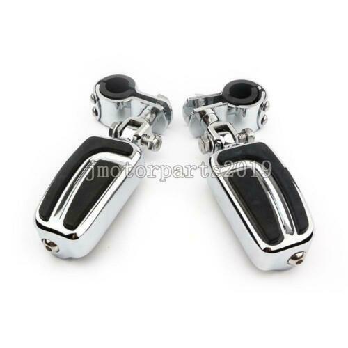 1-1/4" Highway Foot Pegs For Harley Touring - Street Glide, Road King, FLHR, FLHX