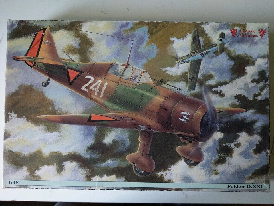 1/48 Classic Airframes FOKKER D.XXI #401 COLLECTION FIRST KIT EDUARD  +docu GIFT - Immagine 3 di 4