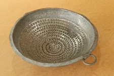 Vintage Kitchen Antique Sifter Early Primitive Strainer Sieve Colander 19th.