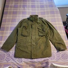 Vintage Vietnam Era US military M-65 OG 107 field jacket with hood Army Patch