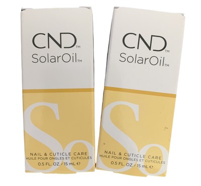 2 X CND Solar Oil Nail and Cuticle Treatment