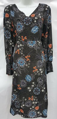 ST BERNARD Size 14 UK, EUR 42 WOMANS MIDI  LONG SLEEVE  DRESS.   NEW NO TAGS.