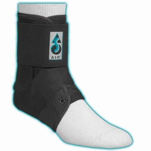 Med Spec ASO (Black) Ankle Stabilizer Ankle Brace (Lace up Version) (1ea) 26401x - Picture 1 of 8