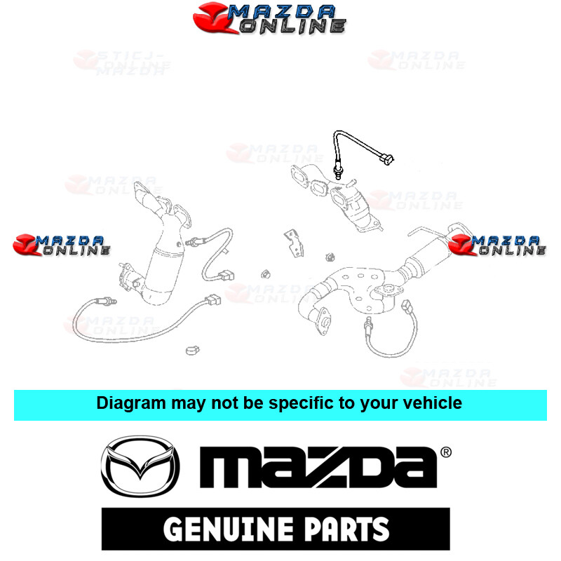 Mazda Genuine Oxygen Sensor AJ04-18-861B fits 00-11 MAZDA TRIBUTE