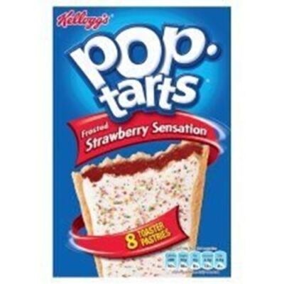 Kellogg's Pop Tarts Frosted Strawberry Sensation x 8 400G