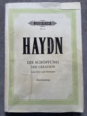 Haydn Die Schöpfung Klavierauszug Edition Peters 66