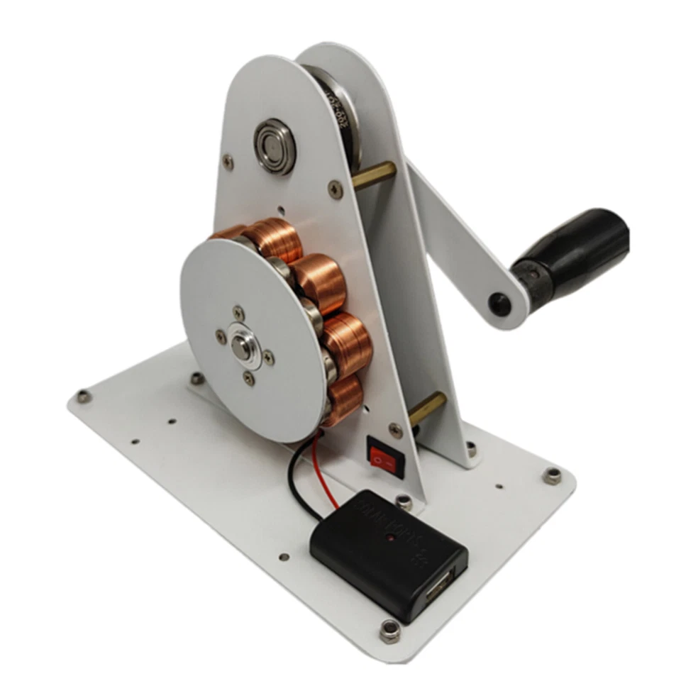 Portable Hand Crank Generator Outdoor Survival Emergency Manual Power Charger - Image 3 of 4