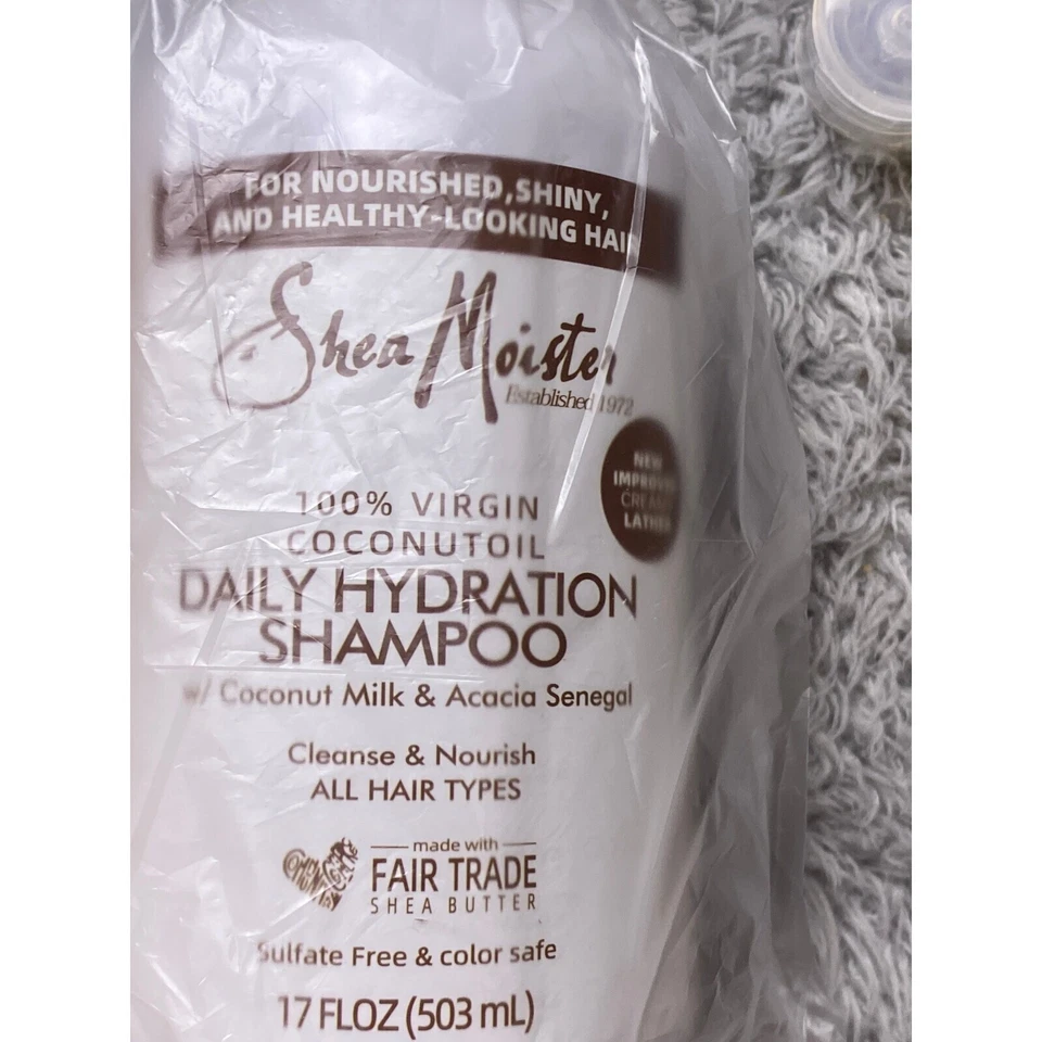 Shea Moisture Shampoo Lot Hydration Curl Style Mix Coconut Oil empty bottles - Image 4 of 4
